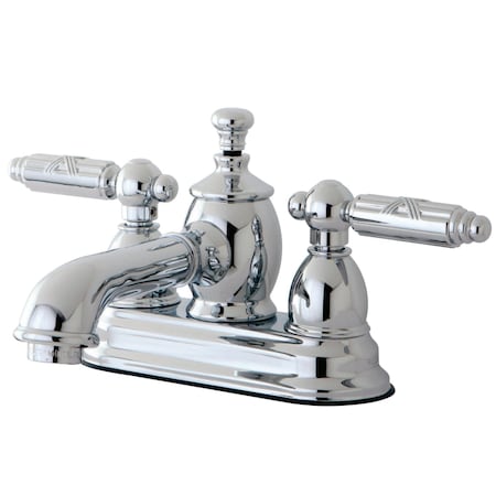 Kingston Brass KS7001GL 4" Centerset Bathroom Faucet, Polished Chrome KS7001GL